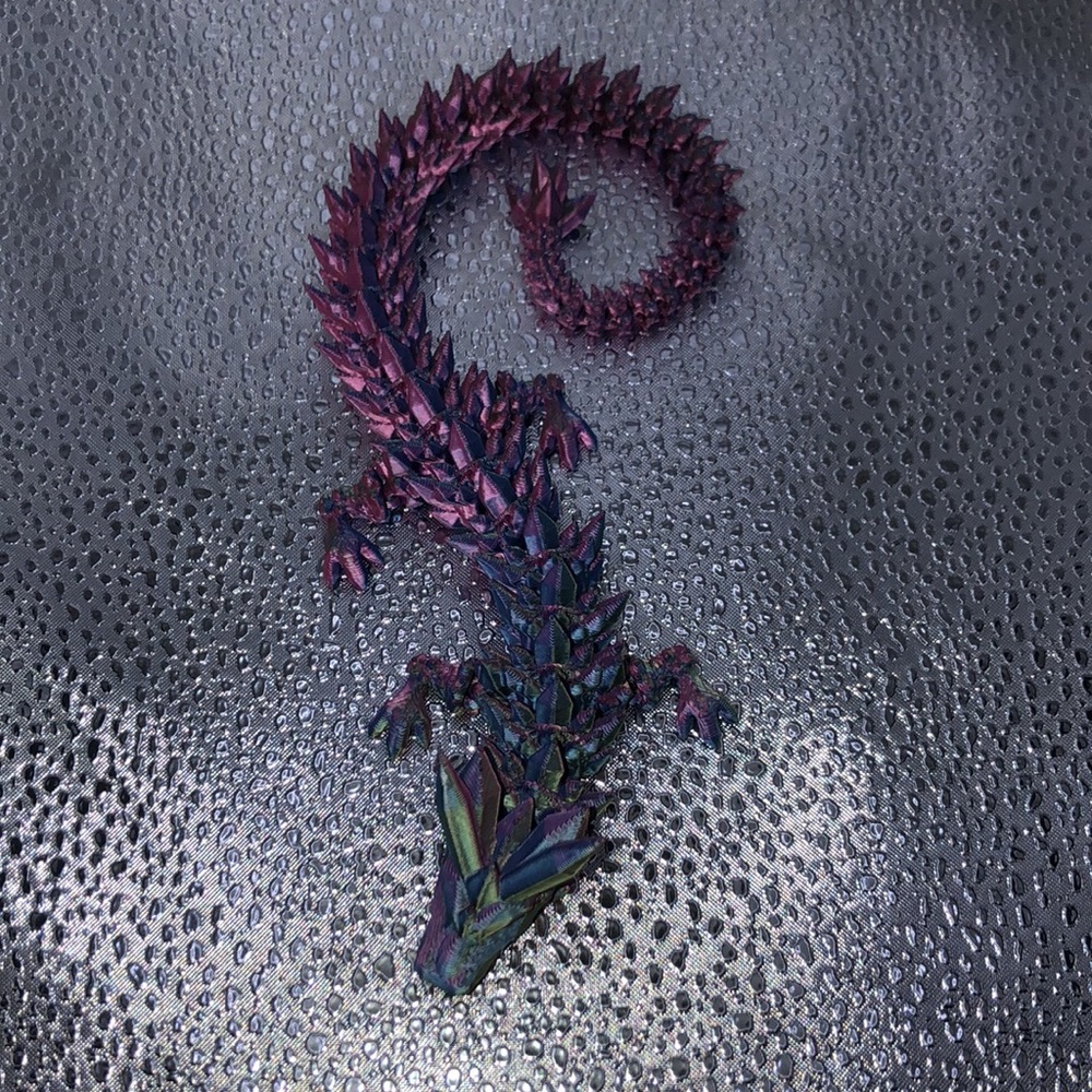 3D Printed Crystal Dragon - Picture 8 of 8